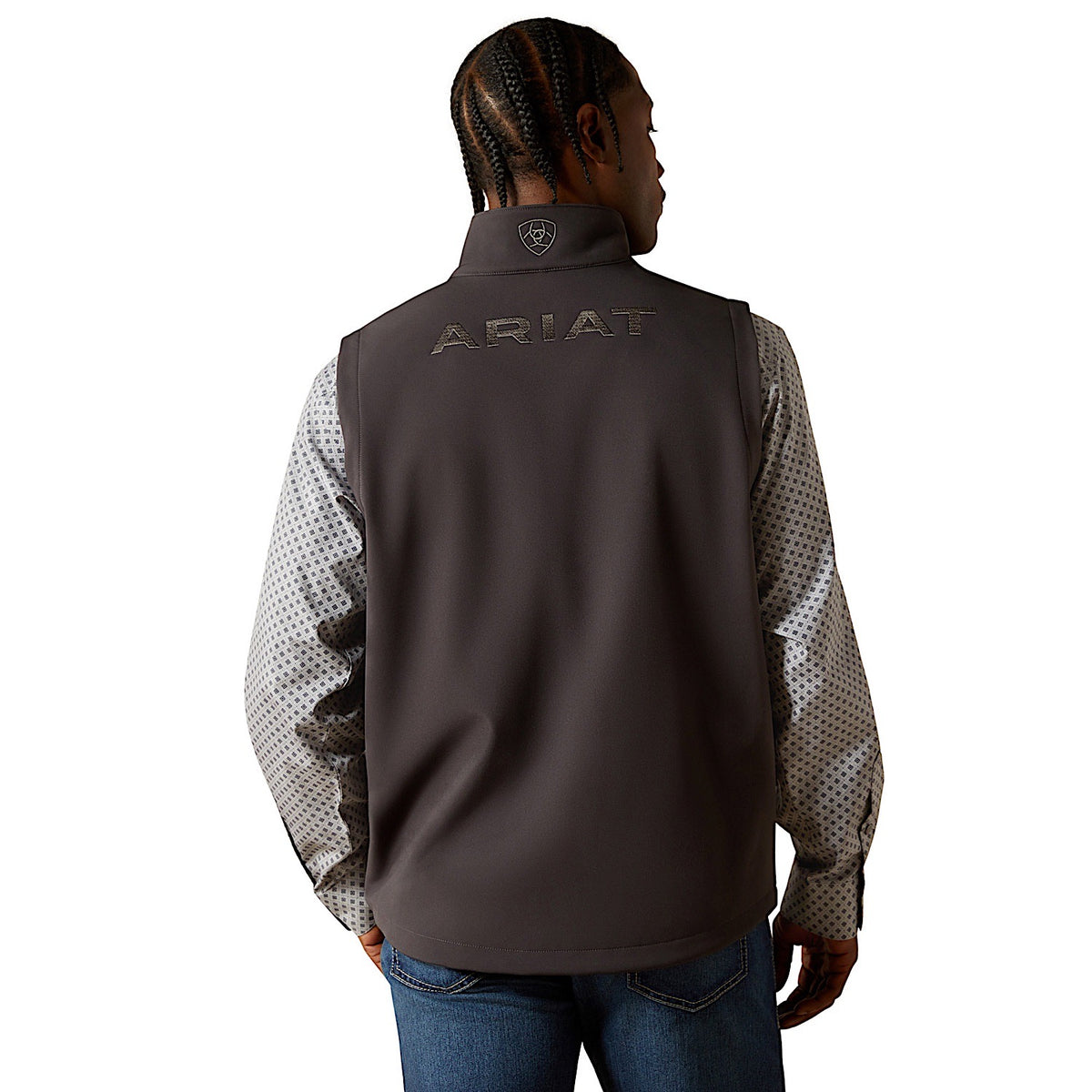 Ariat Men’s Logo Softshell Vest - Phantom