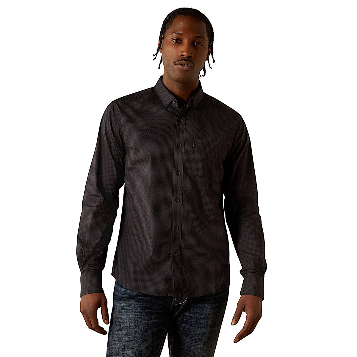 Ariat Men’s Michael Modern Fit Shirt - Black