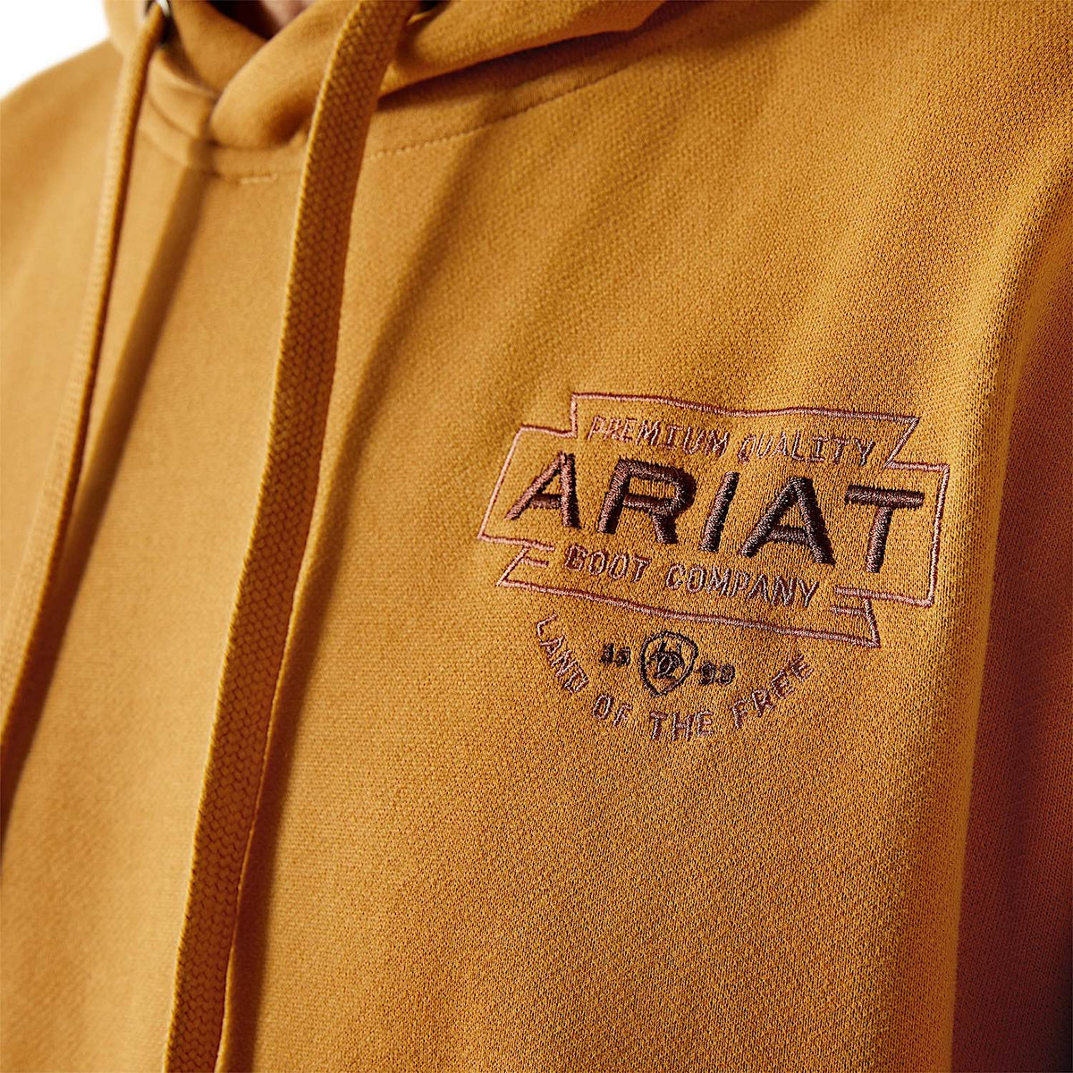 Ariat Men’s Southwest Simple Buckle Hoodie - Bone Brown