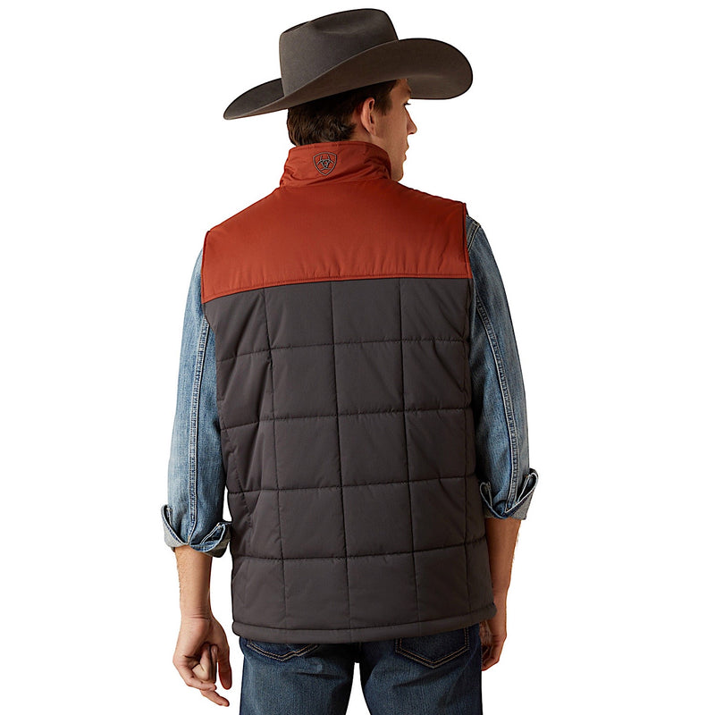 Ariat Men’s Cruis Insulated Vest - Smoked Paprika/Phantom