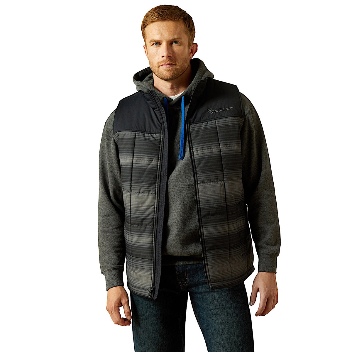 Ariat Men’s Cruis Insulated Vest - Serape/Black