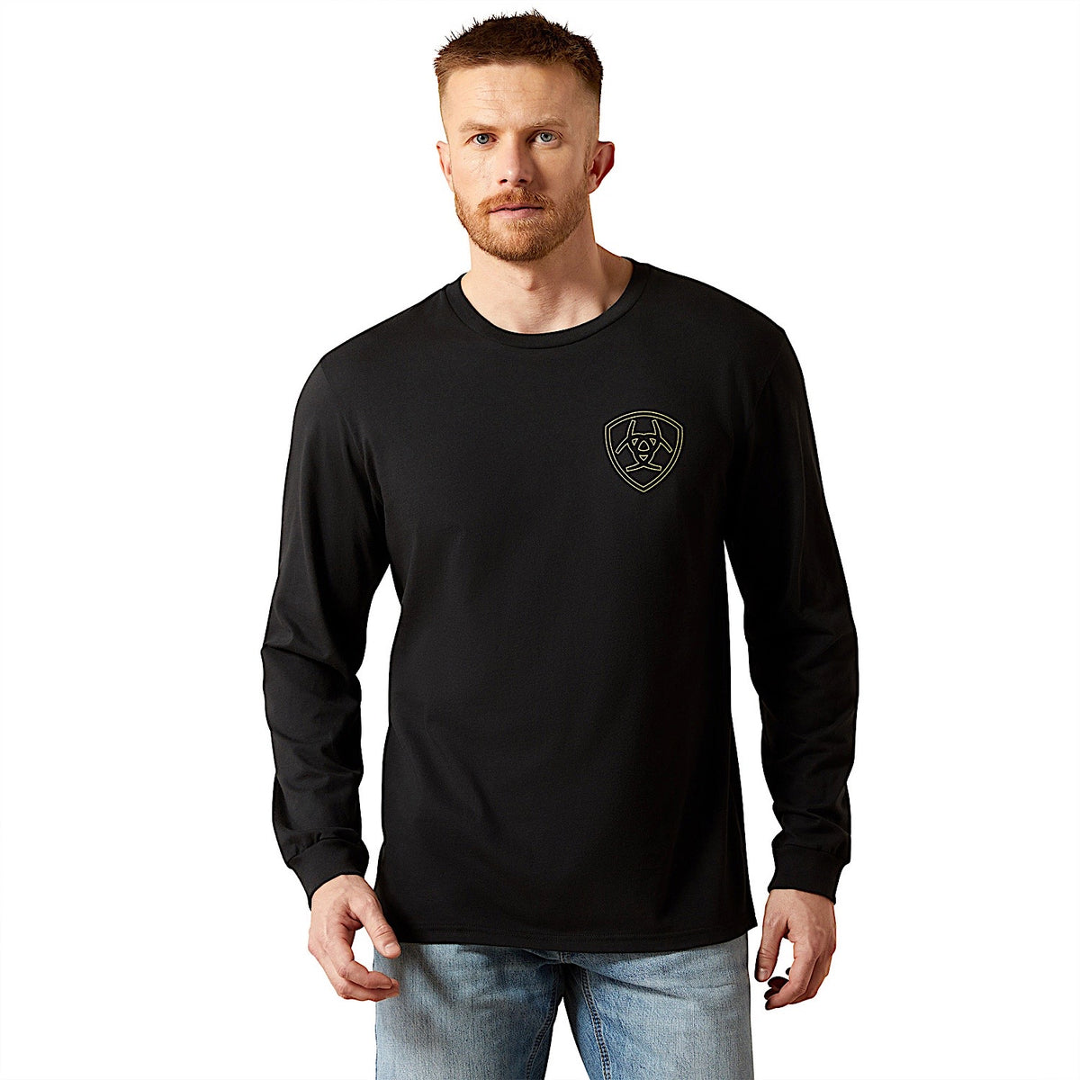 Ariat Men’s Easy Rider Long Sleeve T-Shirt - Black