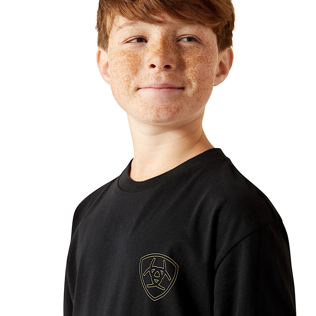 Ariat Boy's Easy Rider Long Sleeve T-Shirt - Black