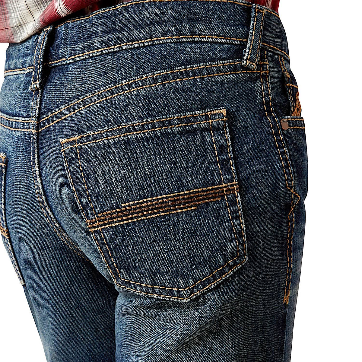 Ariat Boys B4 Relaxed Baron Boot Cut Jeans - Cyclone