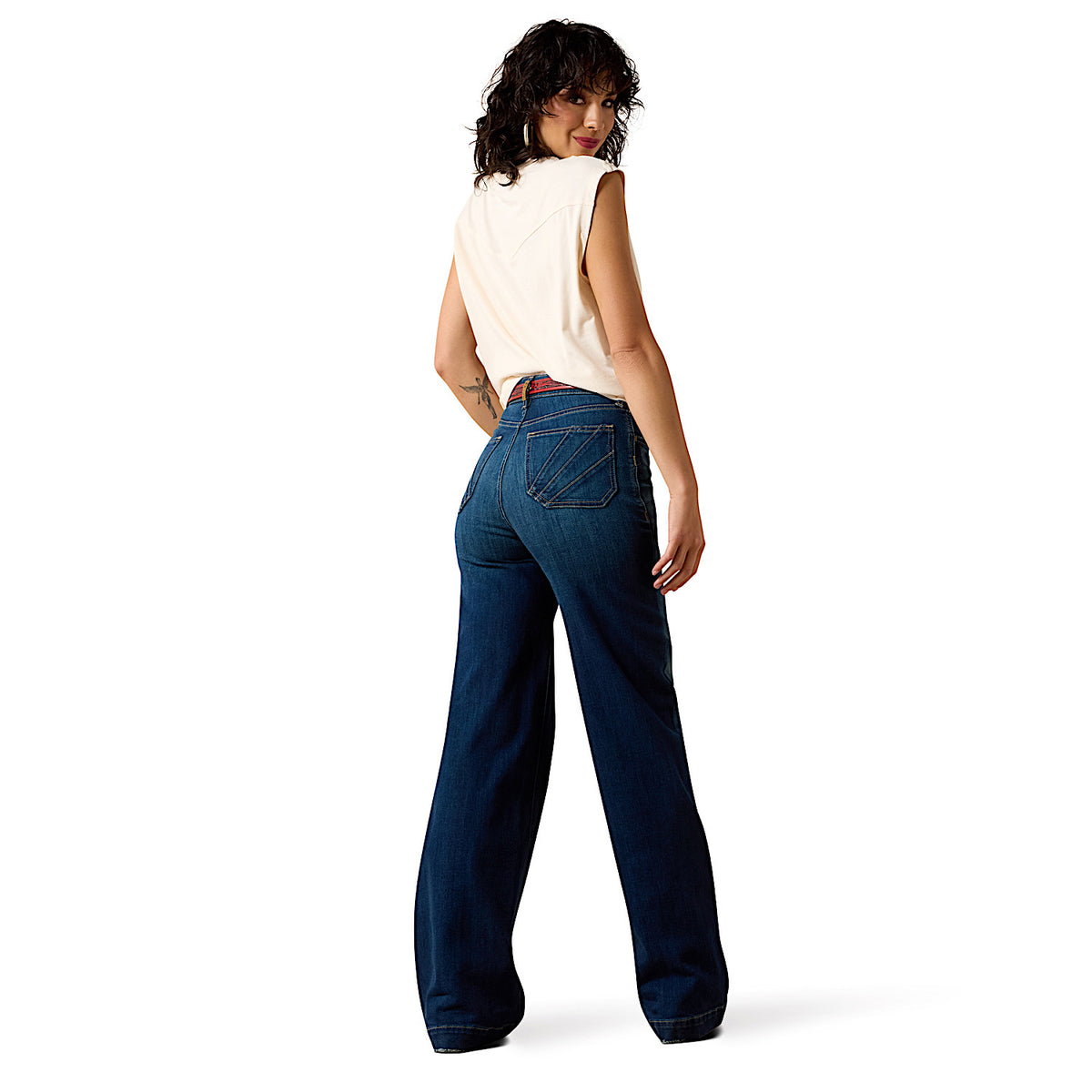 Ariat Women's Penelope Ultra High Rise Wide Leg Jeans - Lakewood