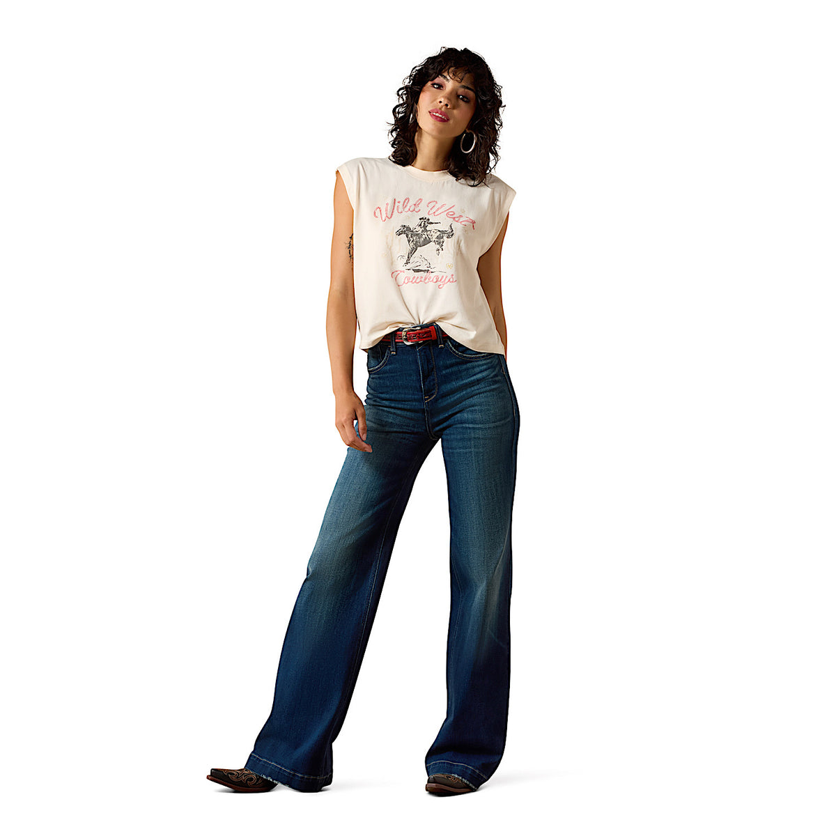 Ariat Women's Penelope Ultra High Rise Wide Leg Jeans - Lakewood