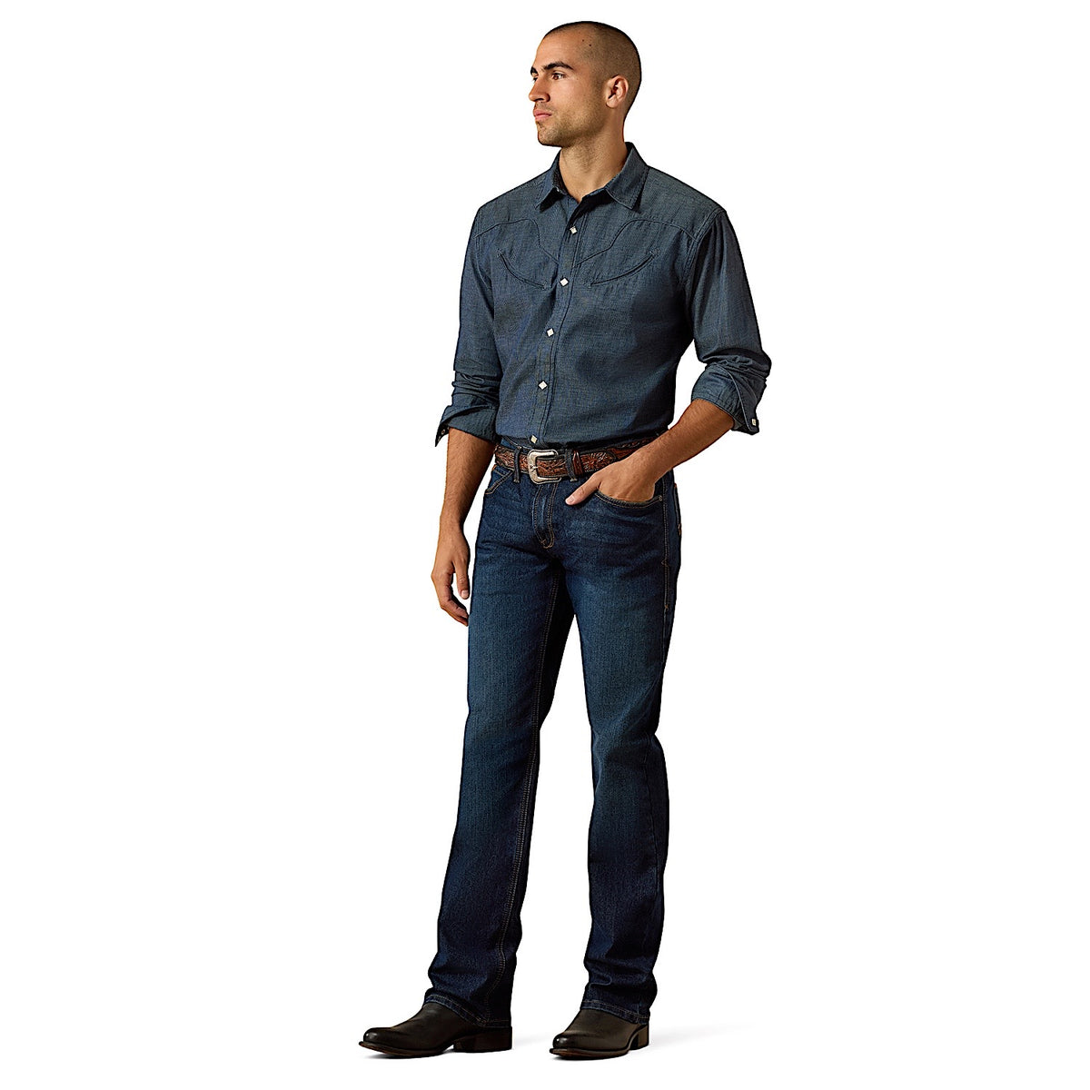 Ariat Men's M4 Darian Relaxed Boot Cut Jeans - Sullivan