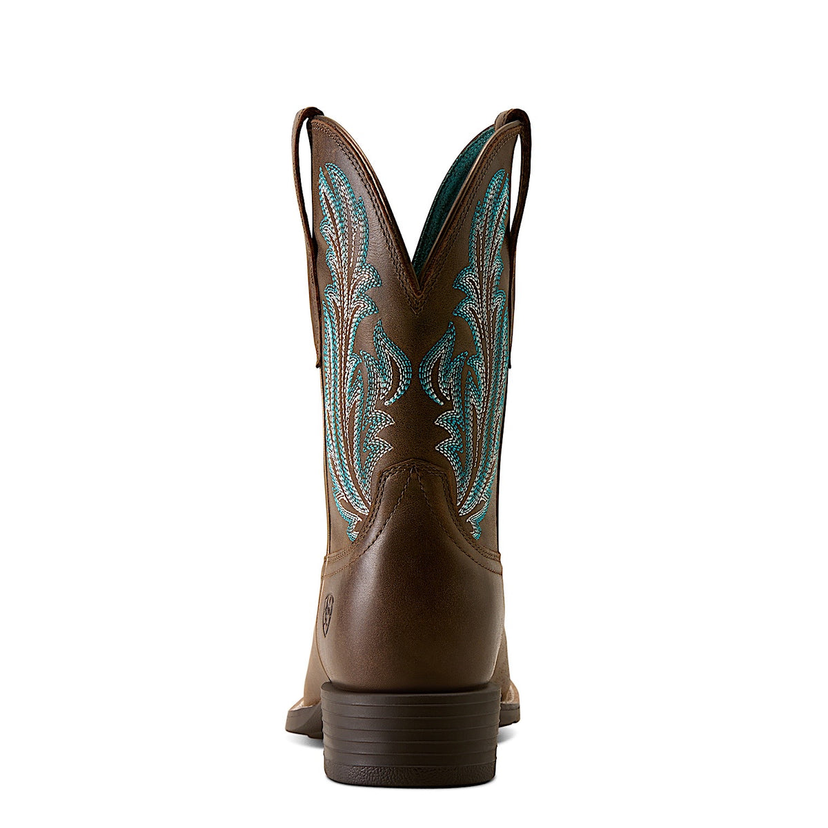 Ariat Women's Round Up Filly Wide Square Toe Western Boot - Dark Cacao