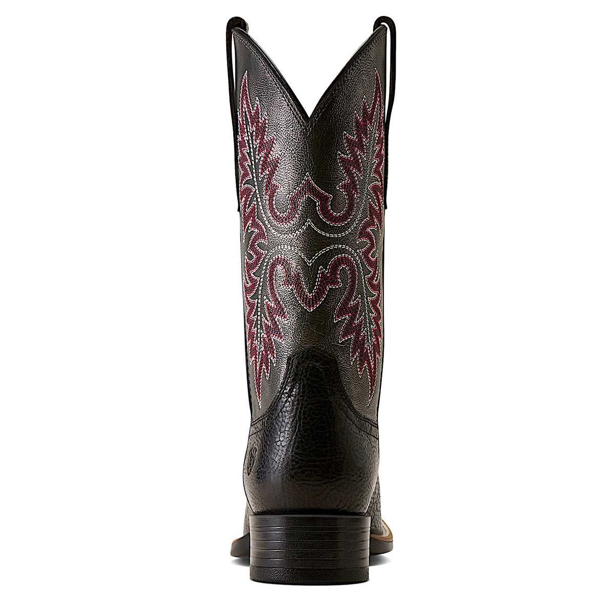 Ariat Women's Canyon Point Wide Square Toe Western Boot - True Black/Metallic Charcoal