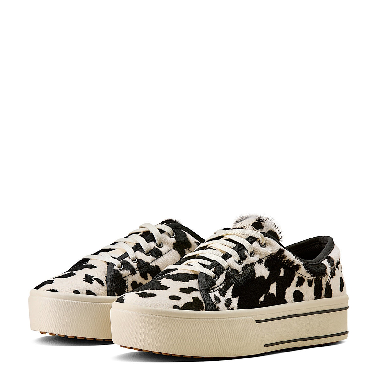 Ariat Women's Skylar Shoe - Black and White Hair On