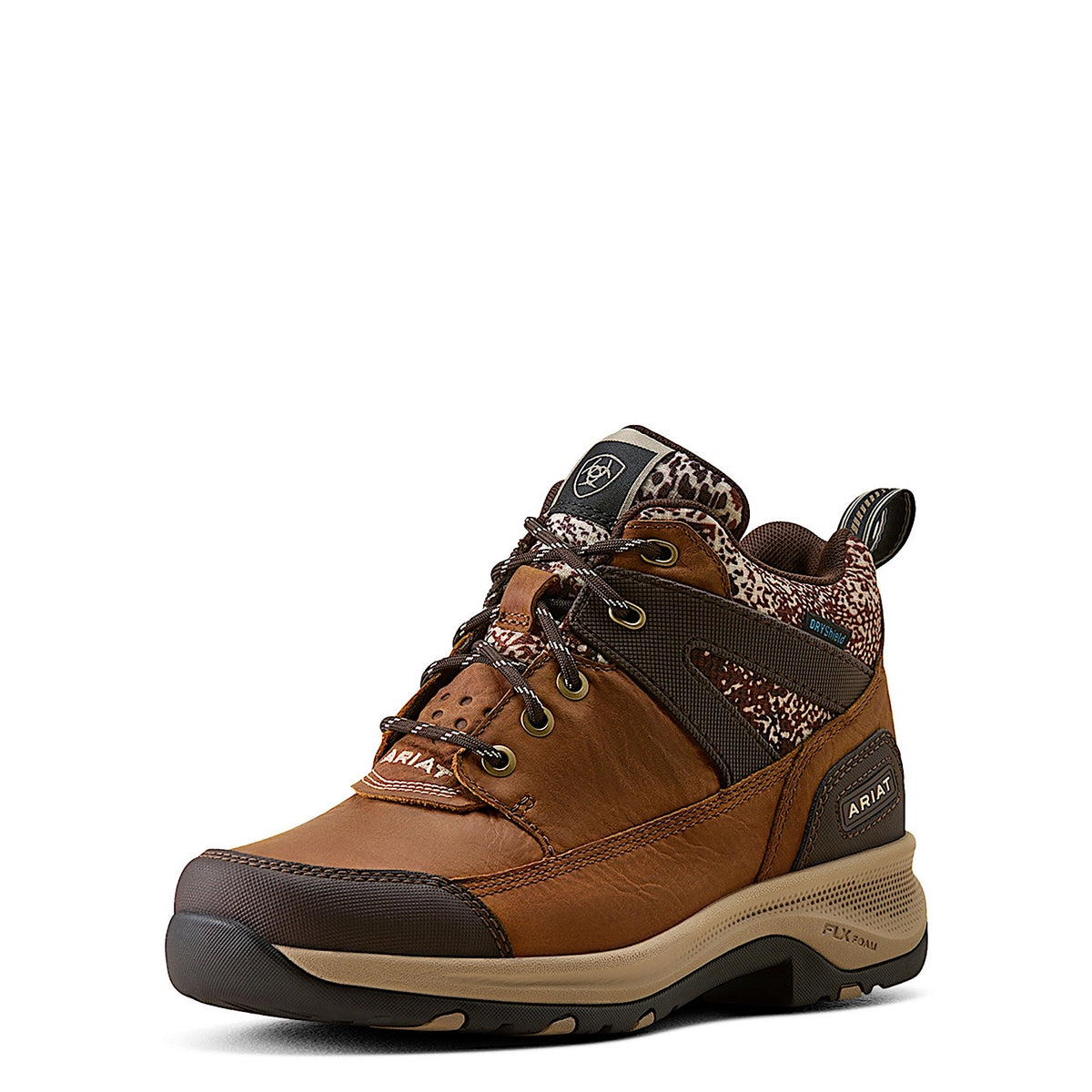 Ariat Women's Terrain Trek Waterproof Boot - Natural Tan/Tan Mixed Animal Print