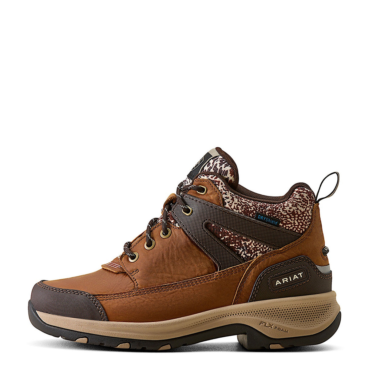 Ariat Women's Terrain Trek Waterproof Boot - Natural Tan/Tan Mixed Animal Print