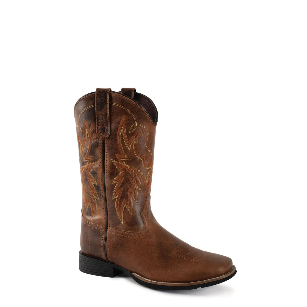 Roper Little Kid's Sendero Western Boot - Brown Leather