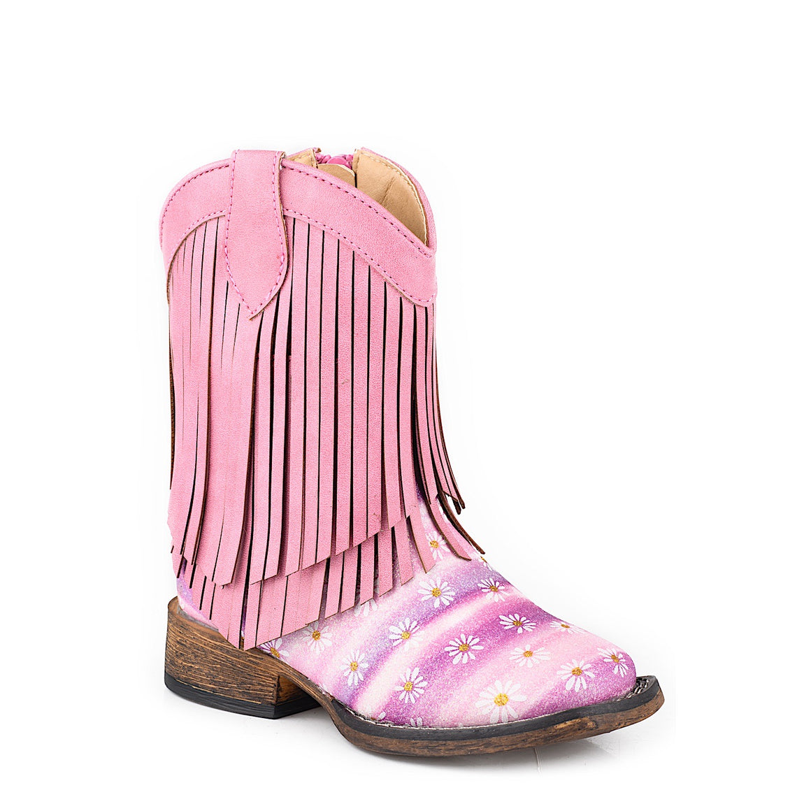 Roper TODDLER Double Fringe Boot - Pink