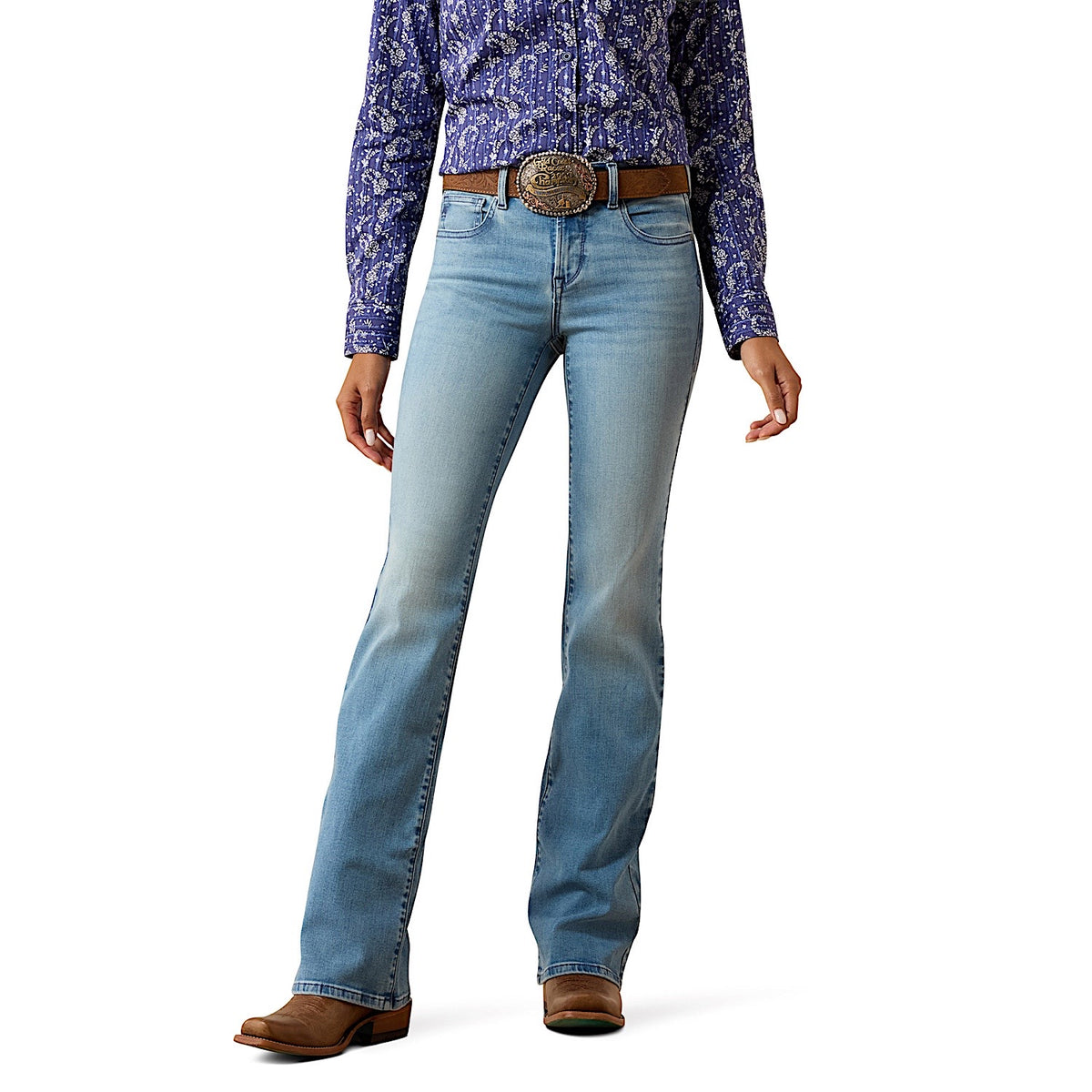 Ariat Women's Sadie Perfect Rise Boot Cut Jean - Sausalito