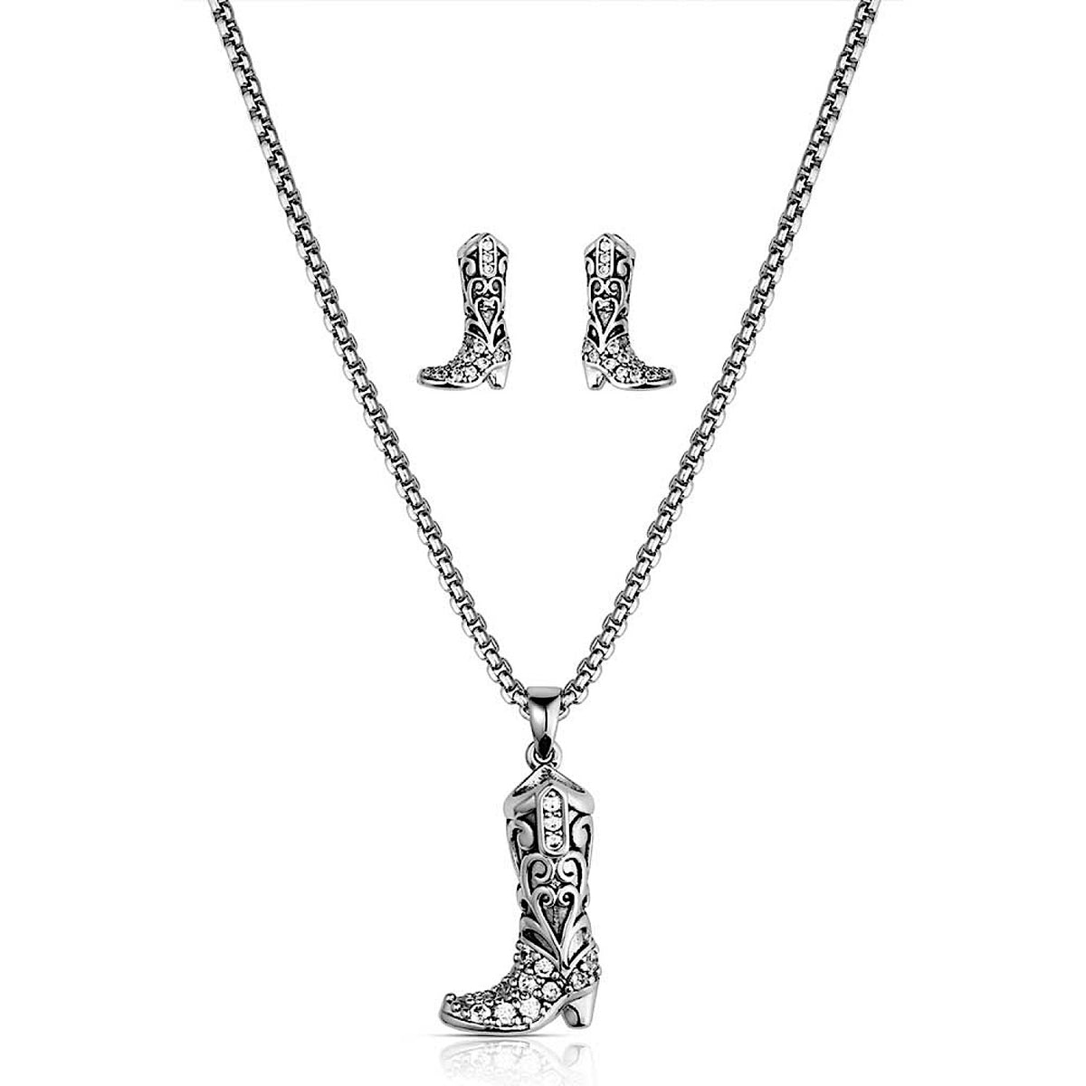 Montana Silversmiths Kicking Up Dust Jewellery Set