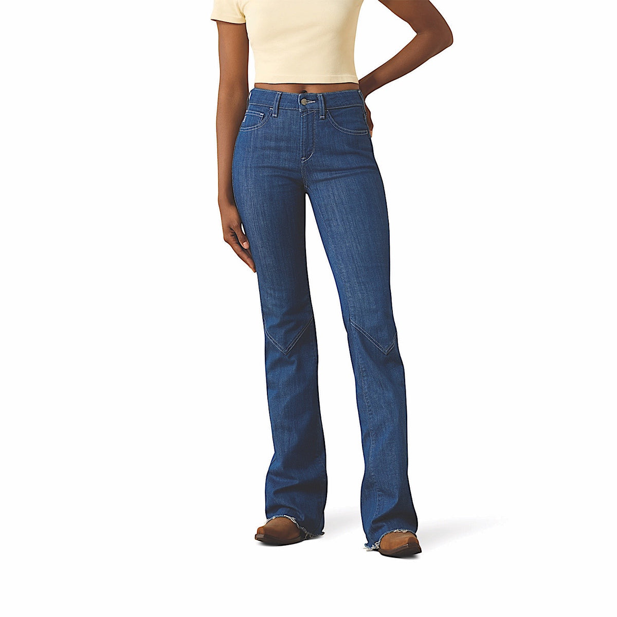Ariat Women's Daisy High Rise Slim Trouser Jean - Rinse