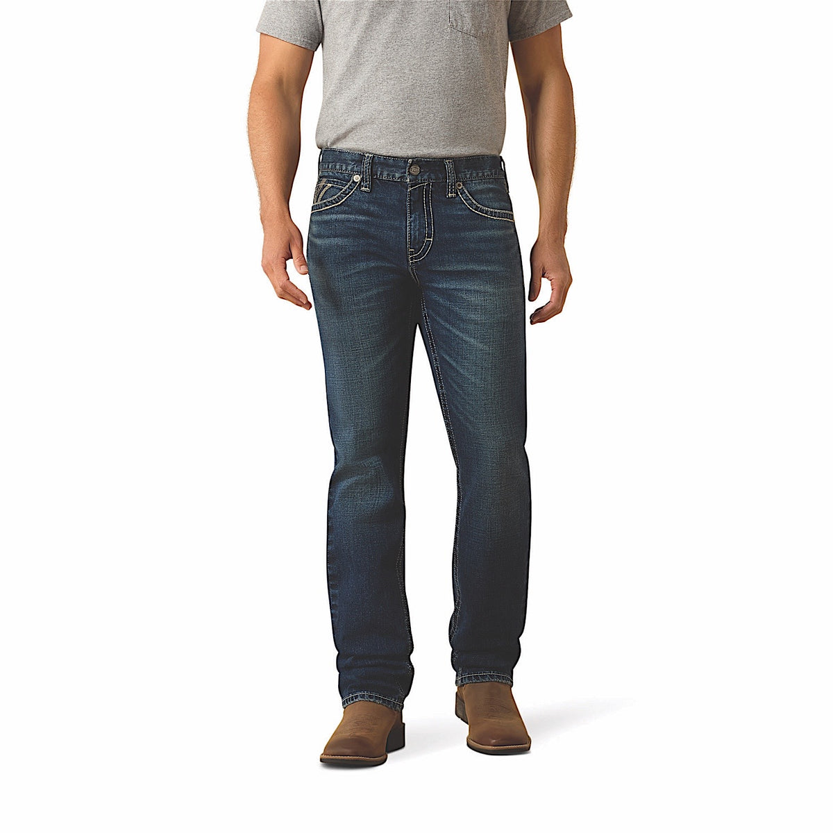 Ariat Men's Carlington M8 Modern Slim Straight Leg Jean - Hillcrest
