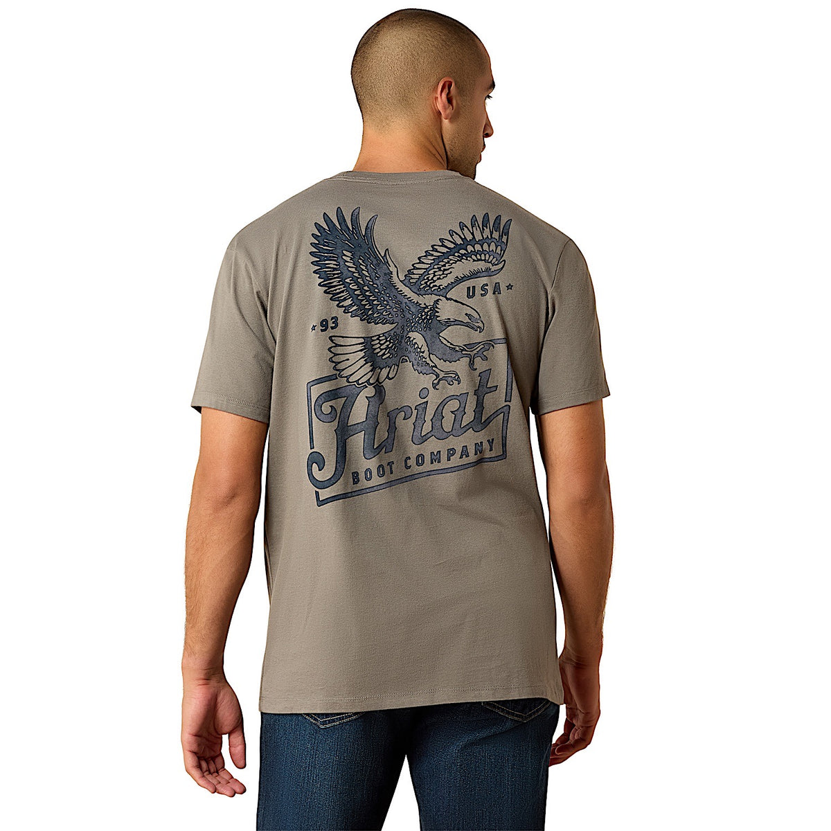 Ariat Men's Paintriot Classic Fit T-Shirt - Smoked Pearl