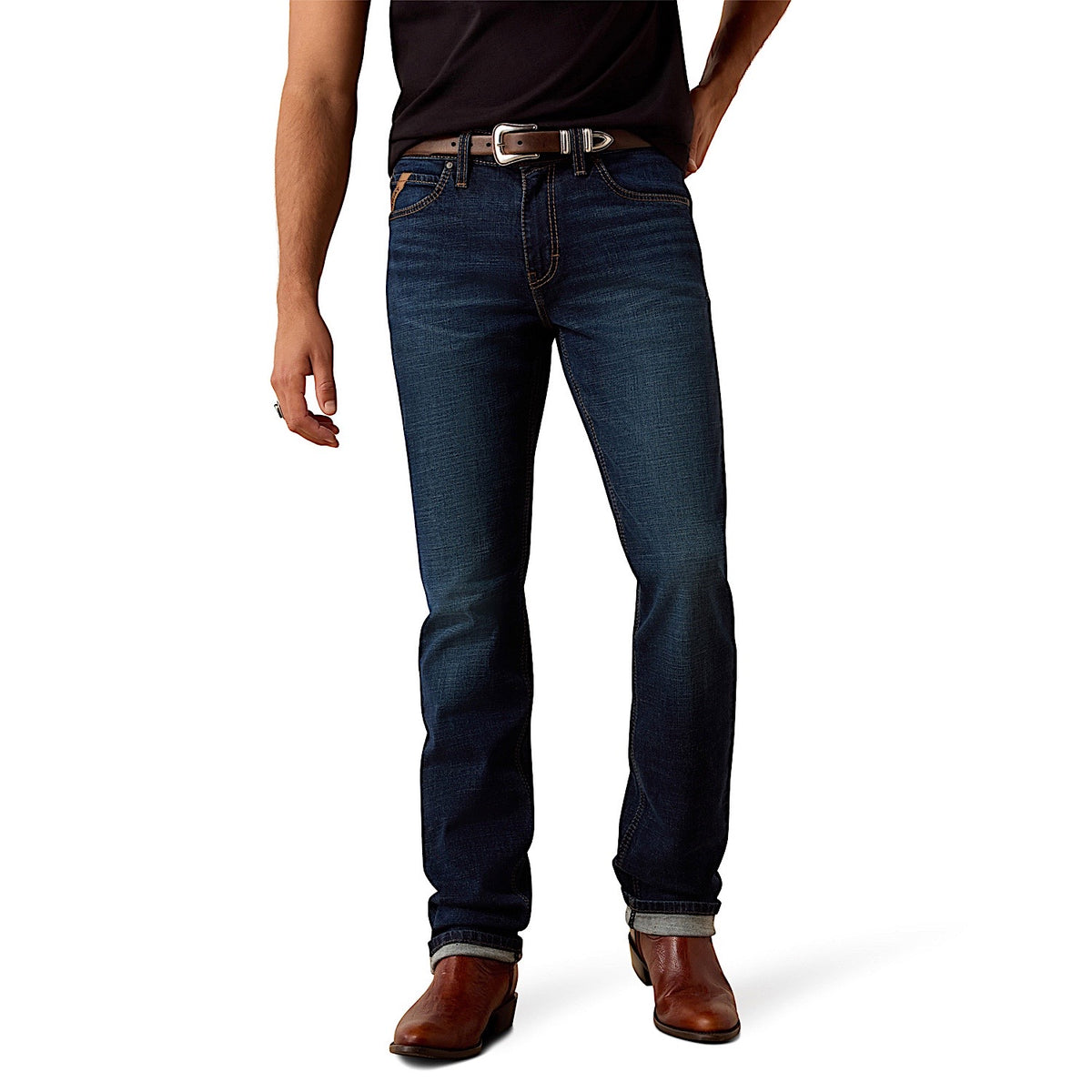 Ariat Men's M8 Modern Brock Slim Straight Leg Jeans - Langston