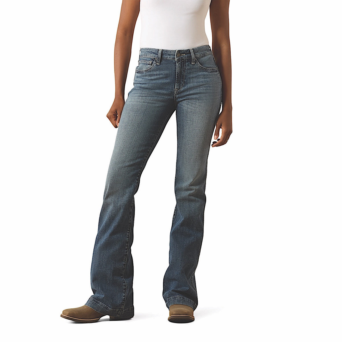 Ariat Women's Vera High Rise Slim Trouser Jean - Greyson
