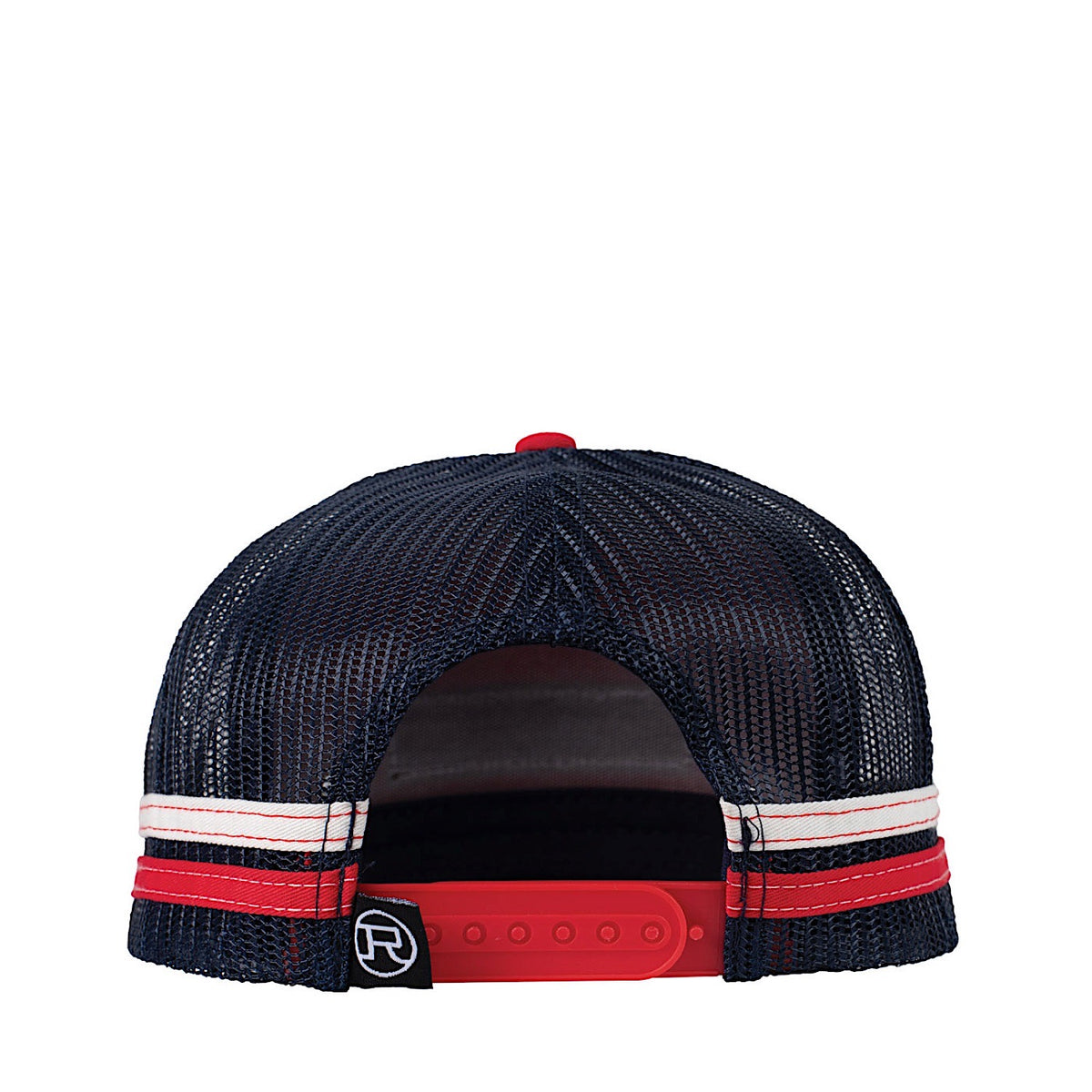 Roper Patch Trucker Cap - Navy/Red