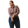 Ariat Womens Rebar Flannel Durastretch L/S Workshirt Peppercorn Plaid