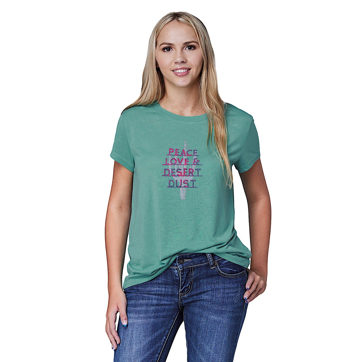 Roper Women’s Five Star Collection T-Shirt - Turquoise