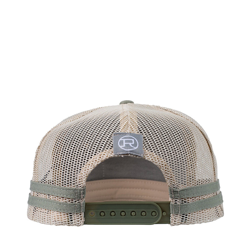 Roper Cattle Tag Trucker Cap - Olive Green