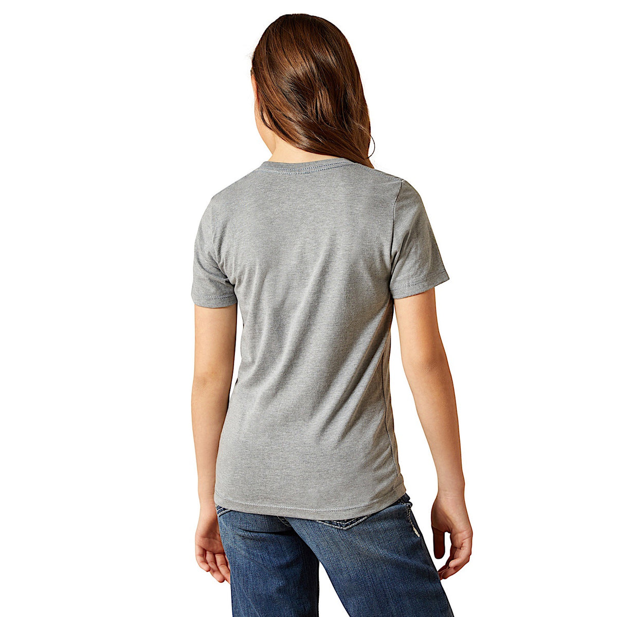 Ariat Girl’s Buck Up T-Shirt - Iceburg