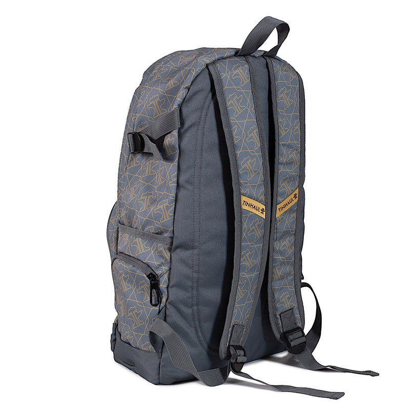 Tin Haul Print Backpack - Grey Branded