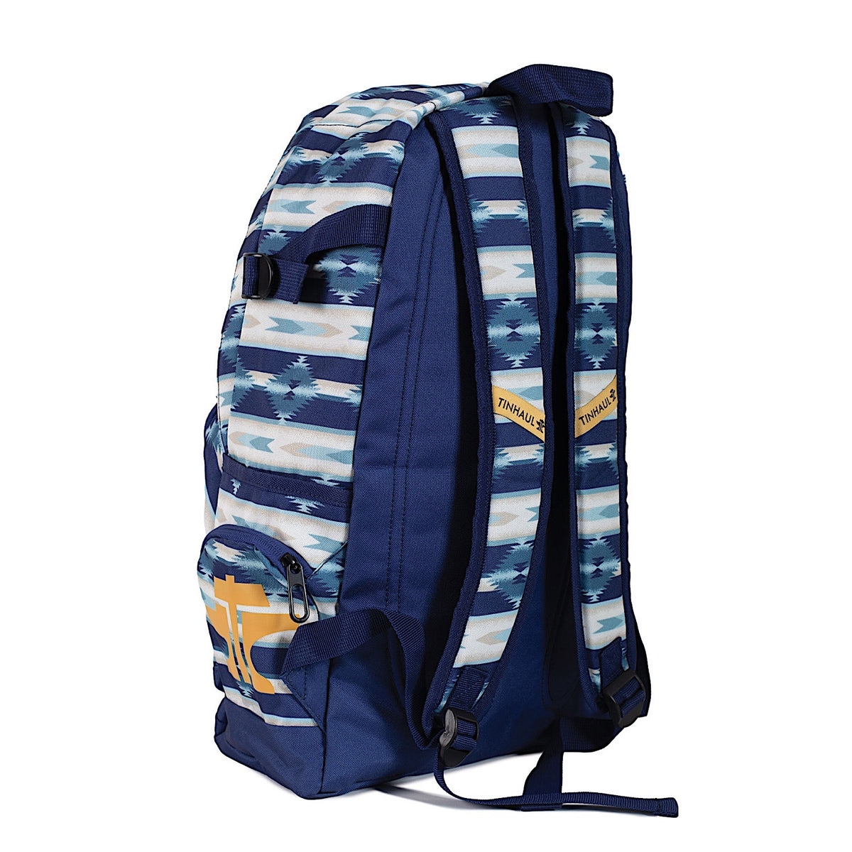 Tin Haul Retro Aztec Print Backpack - Blue Aztec