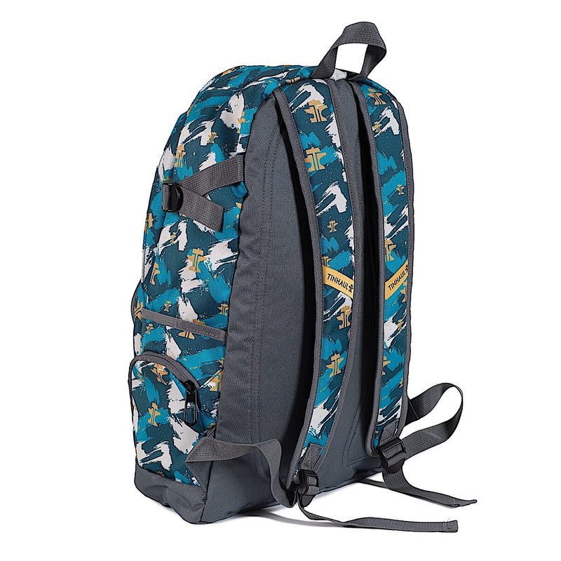 Tin Haul Brushstrokes Print Backpack - Turquoise Print
