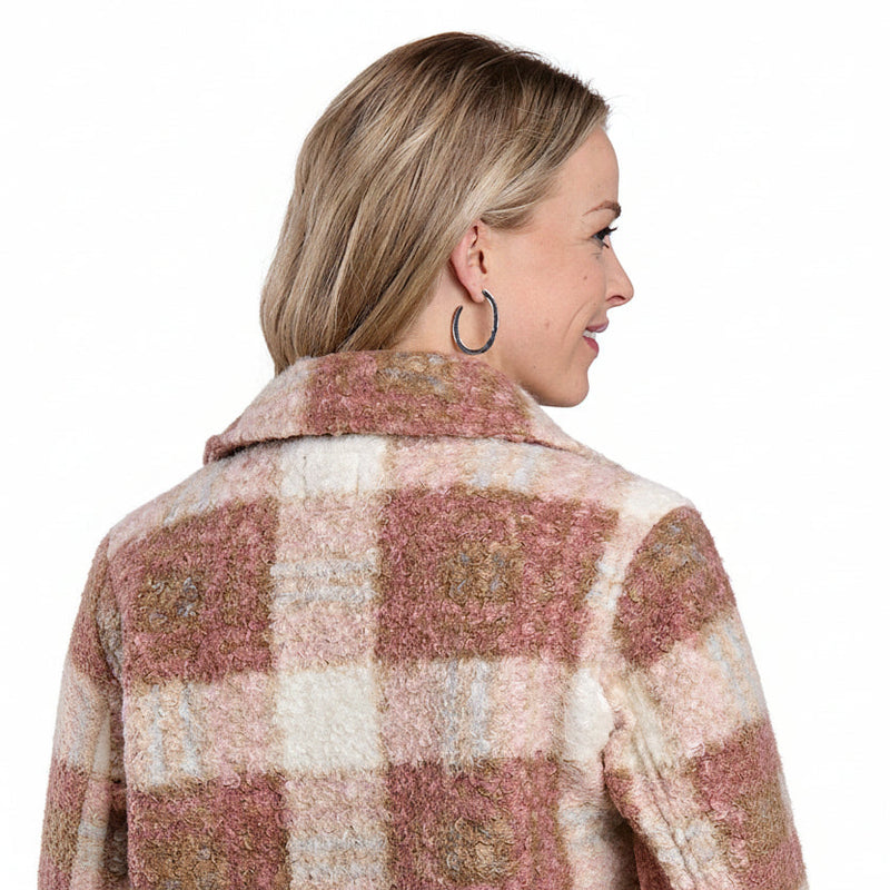 Roper Women’s Oversized Shirt Jacket - Pink