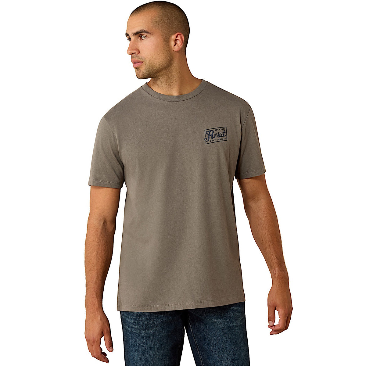 Ariat Men's Paintriot Classic Fit T-Shirt - Smoked Pearl