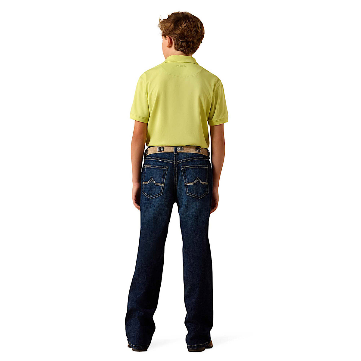 Ariat Boy's B4 Relaxed Oliver Boot Cut Jeans - Pima