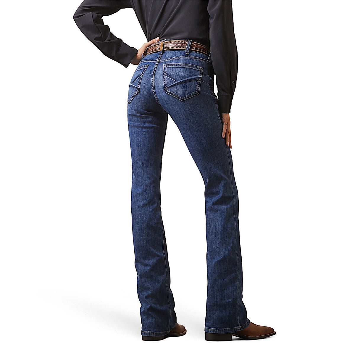 Ariat Women's R.E.A.L Perfect Rise Leila Boot Cut Jean - Irvine