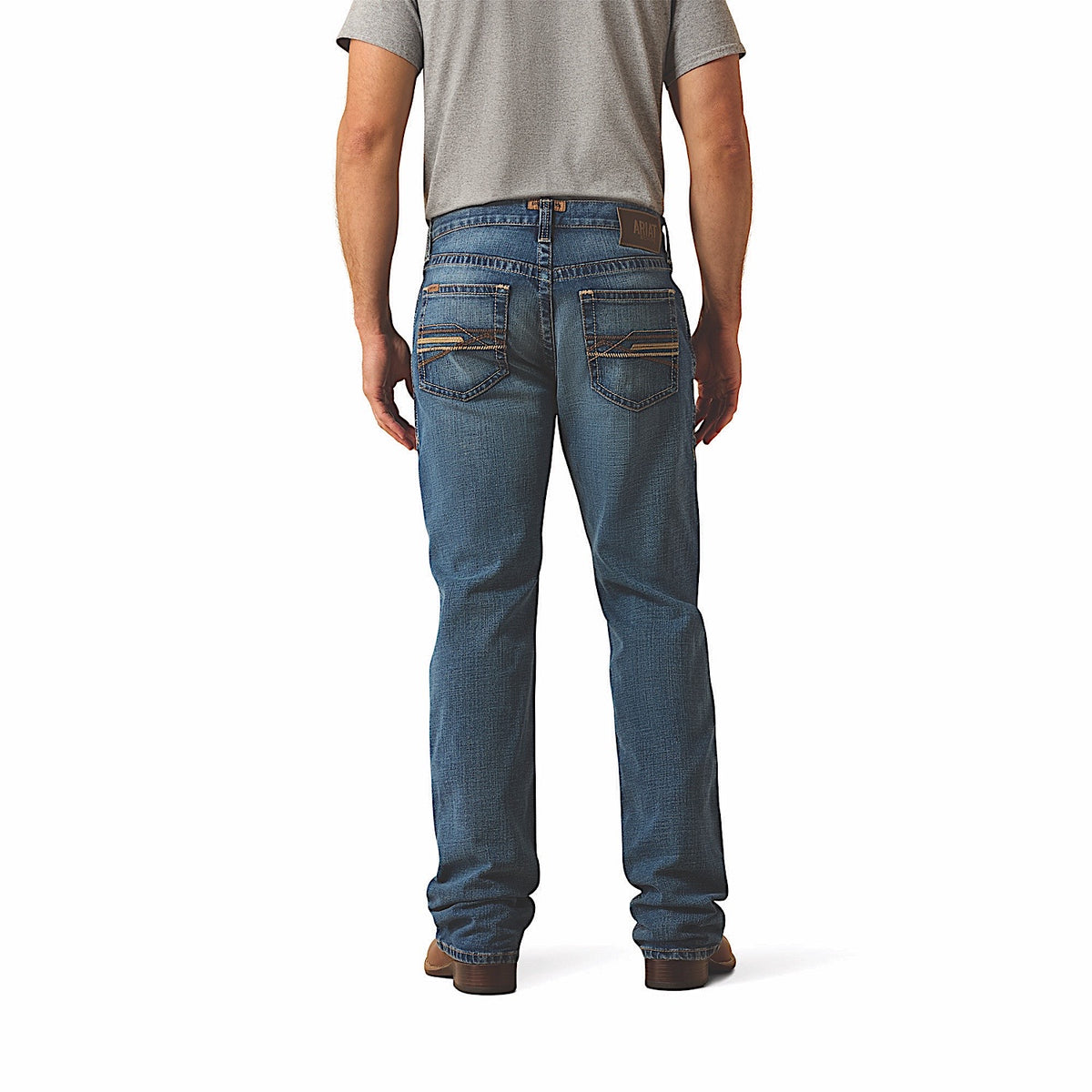 Ariat Men's Thornton M4 Relaxed Boot Cut Jean - Heath