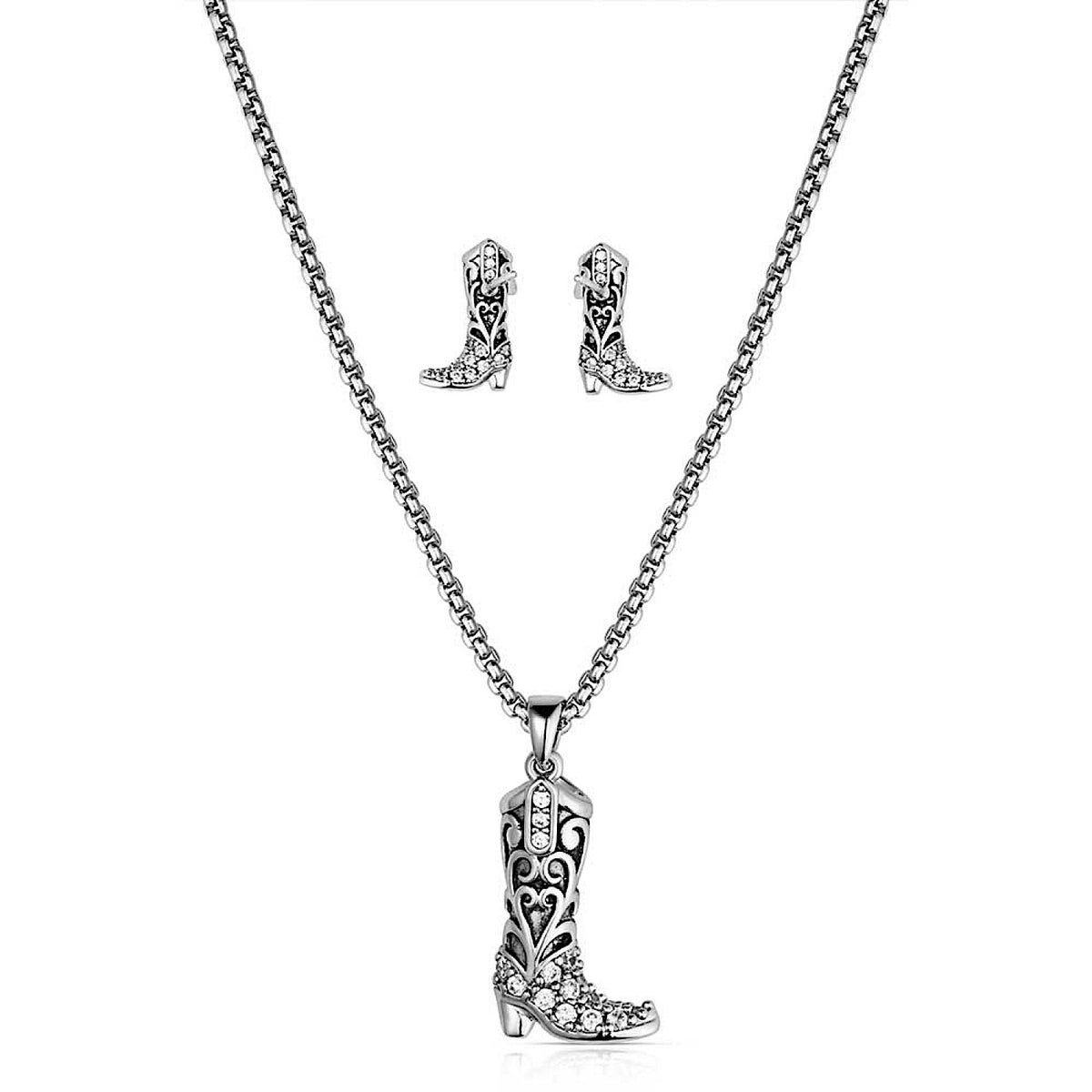 Montana Silversmiths Kicking Up Dust Jewellery Set