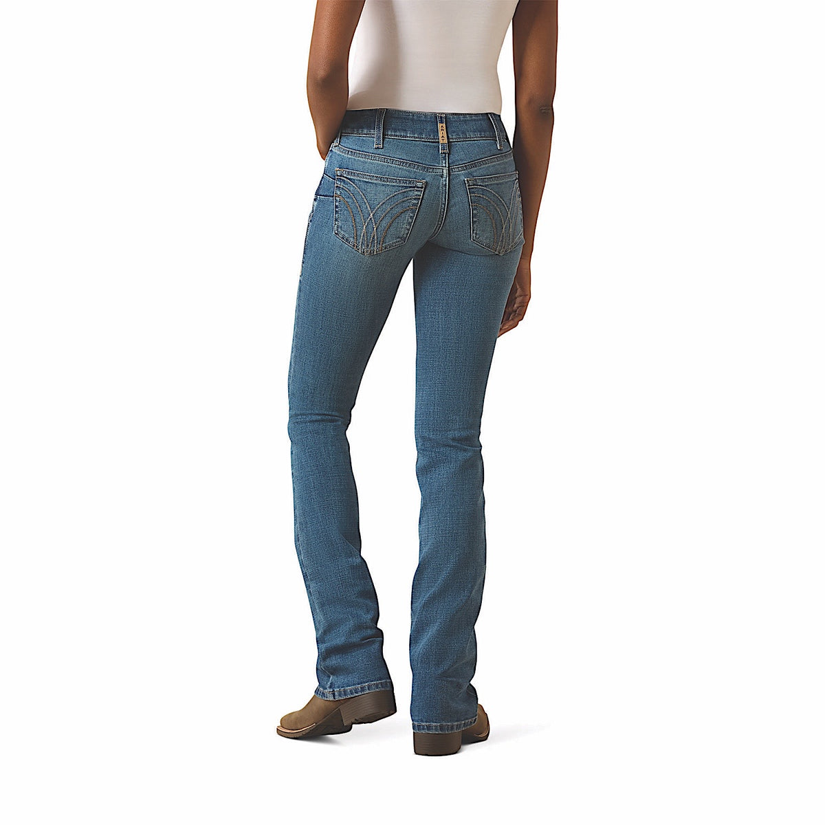 Ariat Women's Esti Mid Rise Boot Cut Jean - Ithica