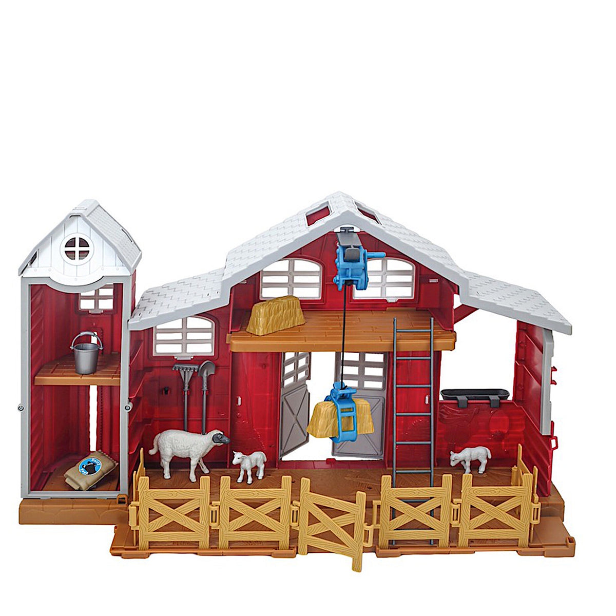 Big Country Toys 38 Piece Dairy Barn Playset