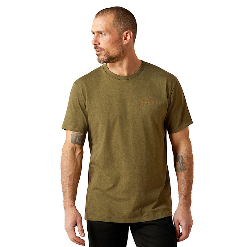 Ariat Men’s Ropers Seal T-Shirt - Military Heather