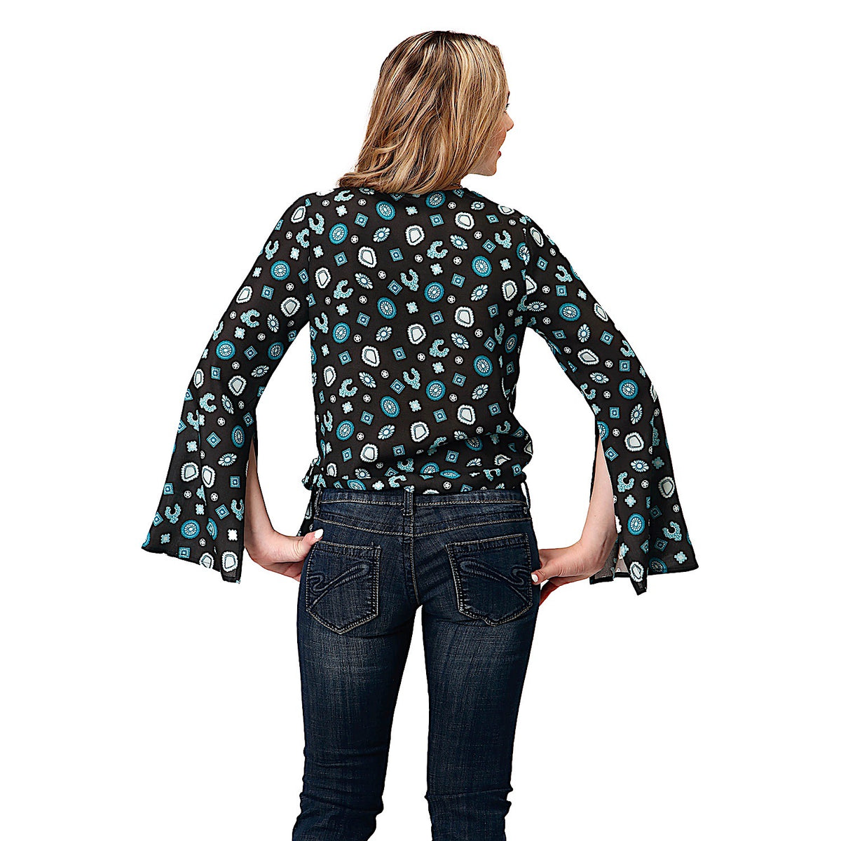 Roper Women’s Five Star Collection Shirt - Jewellery Print