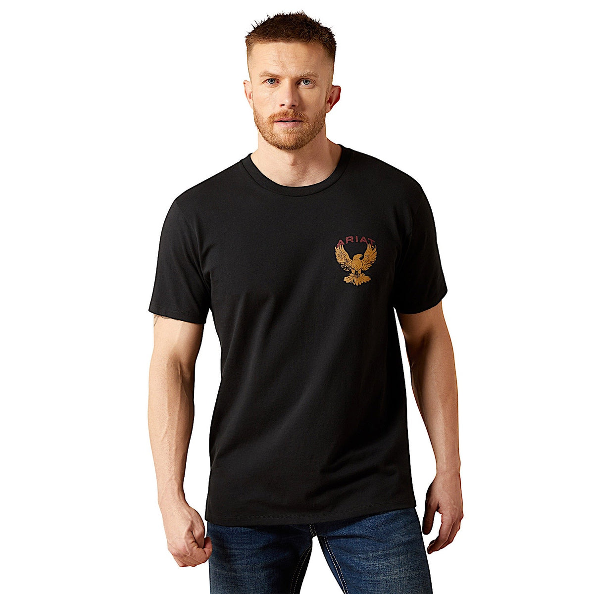 Ariat Men’s Rustic Eagle T-Shirt - Black