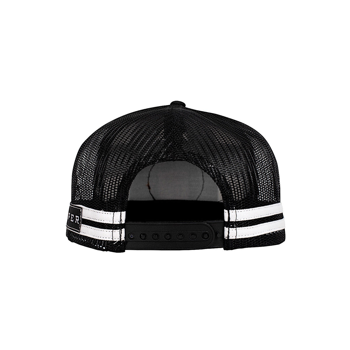Roper Trucker Cap - Plaid Black