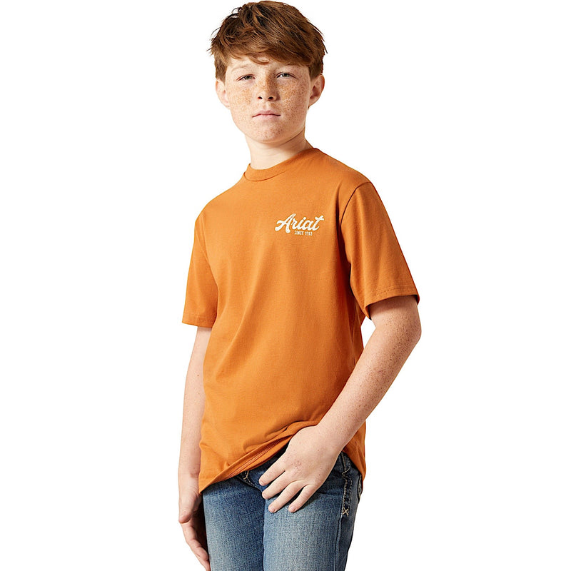 Ariat Boy’s Coyote Country T-Shirt - Adobe