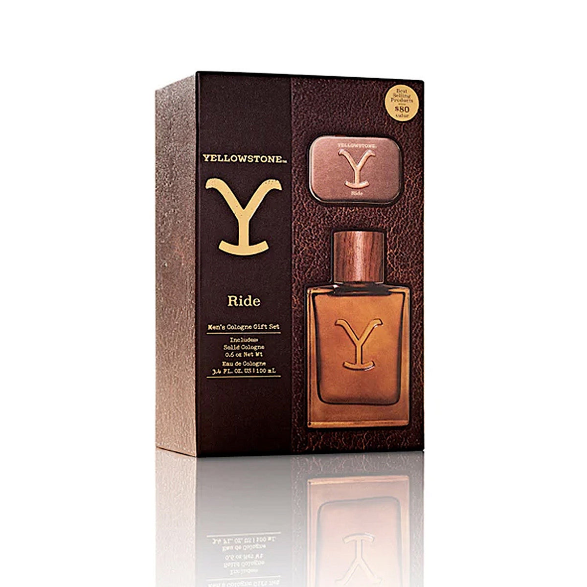 Tru Western Men’s Yellowstone Ride Gift Set - Ride Cologne & Solid Cologne