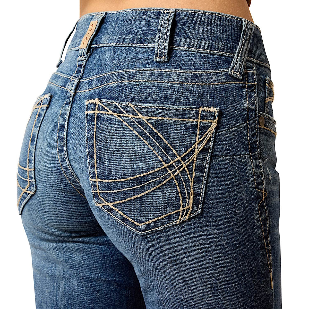 Ariat Women's Estelle Mid Rise Straight Leg Jeans - Canadian
