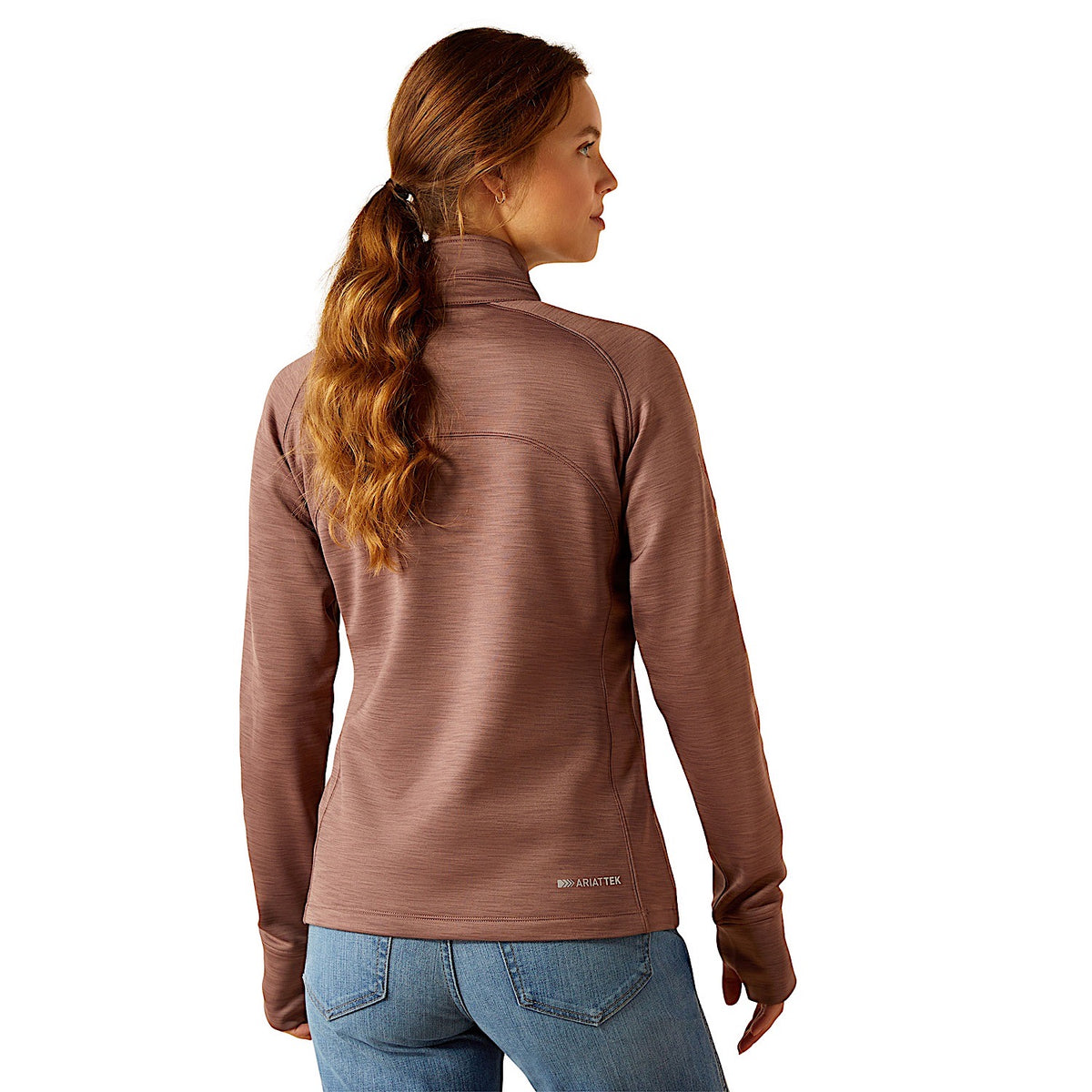 Ariat Women’s Tek Team 1/2 Zip Sweatshirt - Twilight Mauve