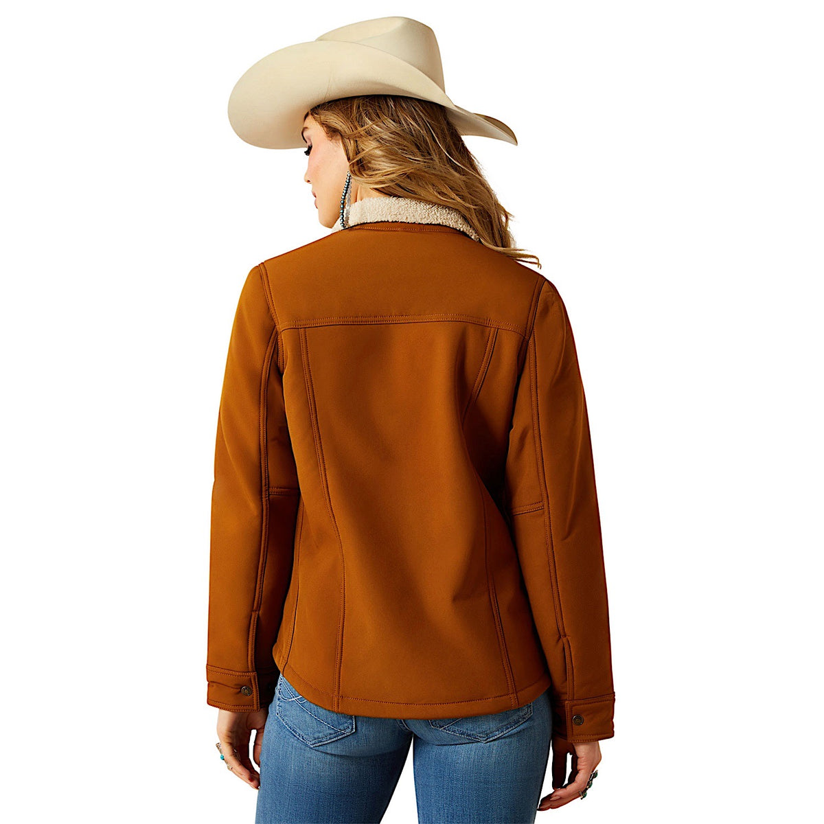 Ariat Women's Berber Back Softshell Jacket - Chestnut Horse